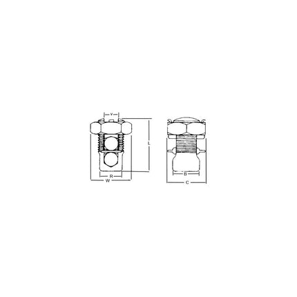 Split Bolt Connectors For Copper Conductors 2/0