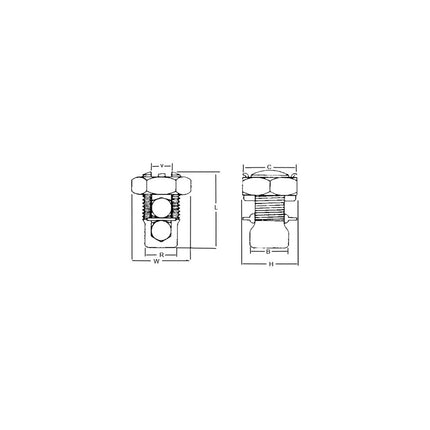 Split Bolt Connectors With Spacer For Copper Conductors 500MCM
