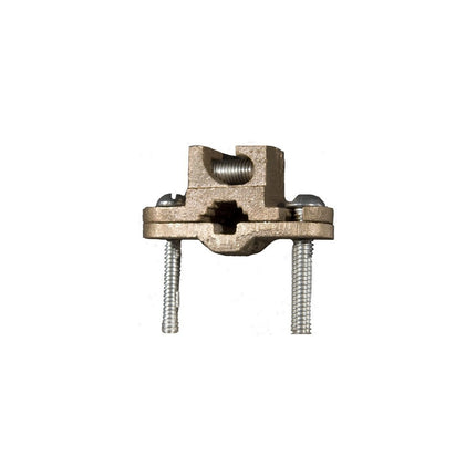 Copper Ground Lay-In Rebar Clamp Direct Burial 1/2" to 1"