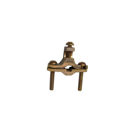 Copper Ground Lay-In Rebar Clamp Direct Burial - 90° 1/2" to 1"