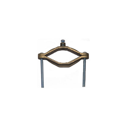 Copper Ground Pipe Clamps - Serrated Collar 4-1/2" - 6"