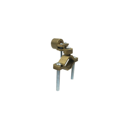 Copper Ground Clamps - Serrated Collar - Rigid Conduit - 1/2" - 1" Pipe - 1/2" Hub
