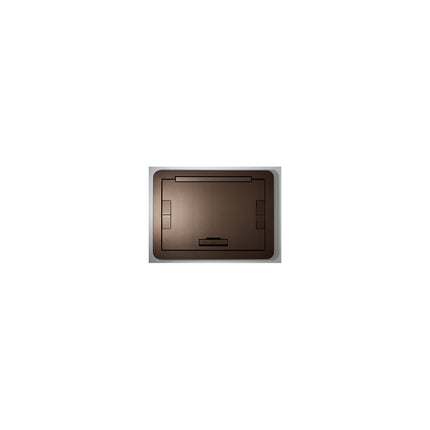 Evolution Series EFB6, EFB8, EFT10 Floor Box Flush Style Cover with Carpet Insert