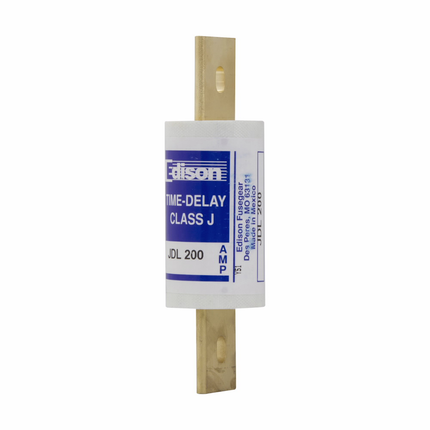 Eaton Edison series JDL fuse, Time-delay current-limiting fuse, Non-indicating, 200 A, Dual, J, Non-indicating, 200 kAIC, 5, 600 V