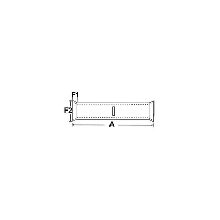 Copper Flex Cable Short Barrel Compression Splice 250 MCM
