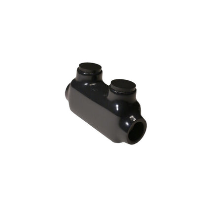 Black Insulated In-Line Splice 2/0 - 6