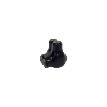 Black Insulated 2 Conductor Single Side Entry Splice 4 - 14