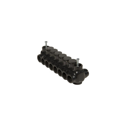 Black Insulated Mountable - Dual Entry 6 Ports 750 - 250