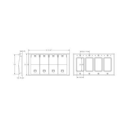 MULBERRY 30404 WP 4G GFI COVER