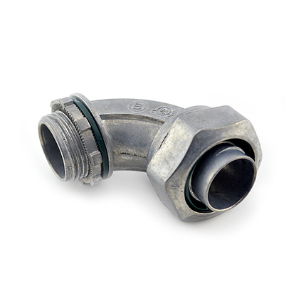 Liquid Tight 90-Degree Connector 1", Die Cast Zinc