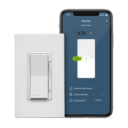 LEVITON D26HD-1BW WH DECORA SMART WI-FI 600W DIMMER