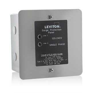 Type 2 Single Phase Surge Panel with 4-Mode Protection