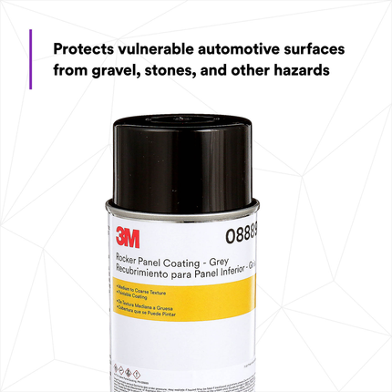 3M Rocker Panel Coating, 08889, Gray, 21 oz Net Wt, 6 per case