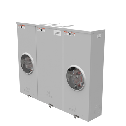 5 Terminal Ringless 2 Large Closing Plates Lever Bypass 2 Position Long Island Lighting Company