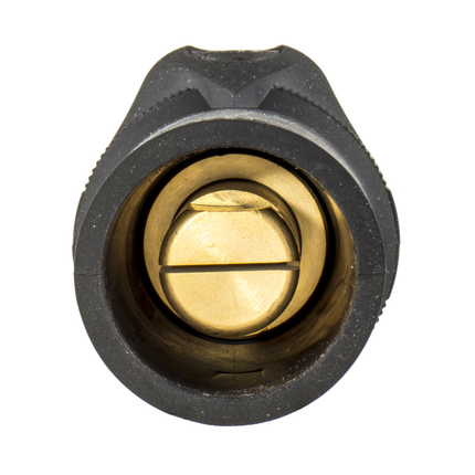 Heavy Duty Products, Single Pole Devices, Industrial Grade, Male, Plug, 300A, 600V AC/DC, Single Conductor, Double Set Screws, Black