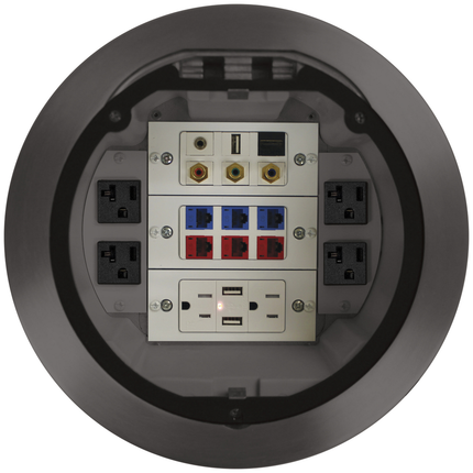 Recessed 8" Series, Cover Assembly, Nickel Plated Finish