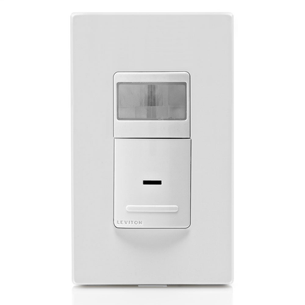 Decora Vacancy Motion Sensor In-Wall Switch, Manual-On, 2.5A, Single Pole