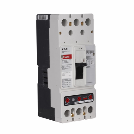 Eaton Series C complete molded case circuit breaker, J-frame, HJD, Fixed thermal, Fixed magnetic trip, Three-pole, 250 A, 600 Vac, 250 Vdc, 100 kAIC at 240 Vac, 65 kAIC at 480 Vac, Aluminum, Line and load, 50/60 Hz