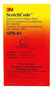 SPB-03, Wire Marker Book