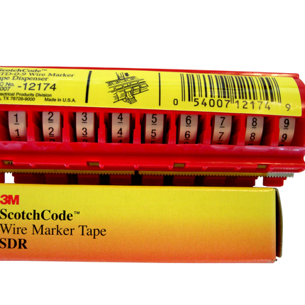 3M™ ScotchCode™ Wire Marker Tape Refill Roll SDR 0-9