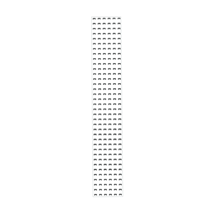 Wire Marker Cards (E)