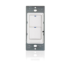 Low Voltage Switch, 4-Button w/LED, White