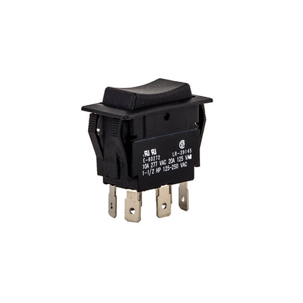 Rocker Switch Maintained DPDT On-Off-On