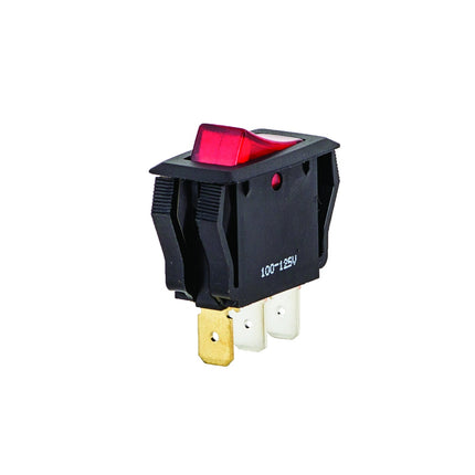 Lighted Rocker Maintained SPST On-Off