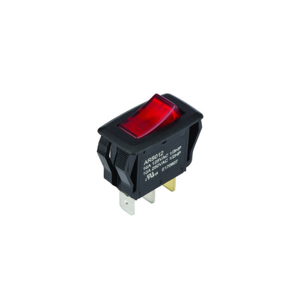 Lighted Rocker Maintained SPST On-Off