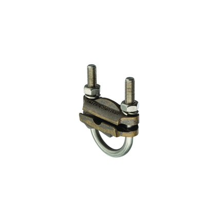 Heavy Duty Bronze U-Bolt Clamp, 1-1/4″ Pipe, 250-2/0 AWG, Burial
