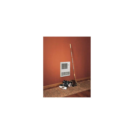 Wall Heater, High-Capacity, 1000W Heater, White Grille, 120/240V.