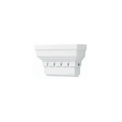Decorative Wired Door Chime, 10-1/4”w x 6-3/8”h x 3-3/8”d, in White