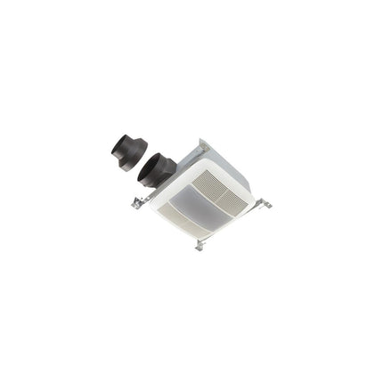 Very Quiet 110 CFM Ventilation Fan/Light, with White grille, ENERGY STAR Certified