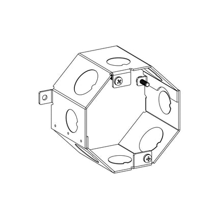 2-1/2" DEEP, 4" OCTAGONAL CONCRETE BOX