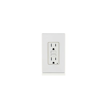 LEVITON GFTR1-WBK WH ST TR GFCI 15A125V BULK/20