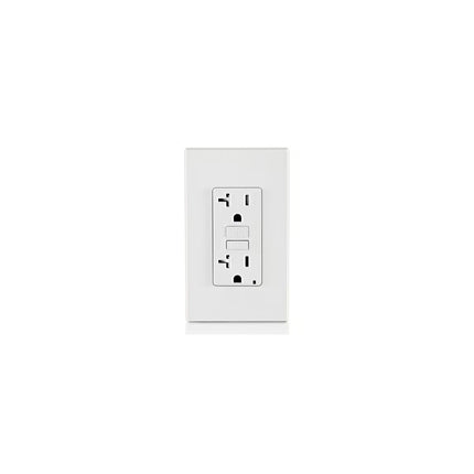 LEVITON GFTR2-WBK WH ST TR GFCI 20A125V BULK/20
