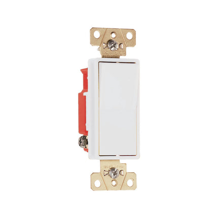 20A 120V/277V Specification Grade 3-Way Decorator Paddle Switch, White