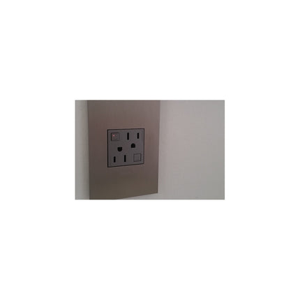 adorne® Tamper-Resistant 15A Duplex Self-Test GFCI Receptacles, Magnesium