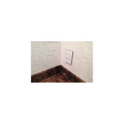 adorne® Tamper-Resistant 15A Duplex Self-Test GFCI Receptacles, White