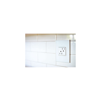 adorne® 15A Dual Tamper-Resistant Outlet, White