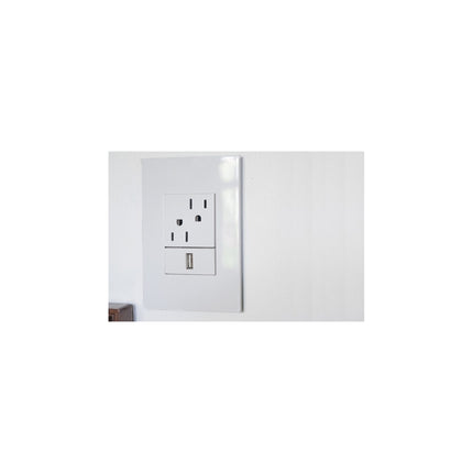 adorne® 15A Dual Tamper-Resistant Outlet, White