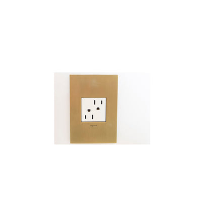 adorne® 15A Dual Tamper-Resistant Outlet, White