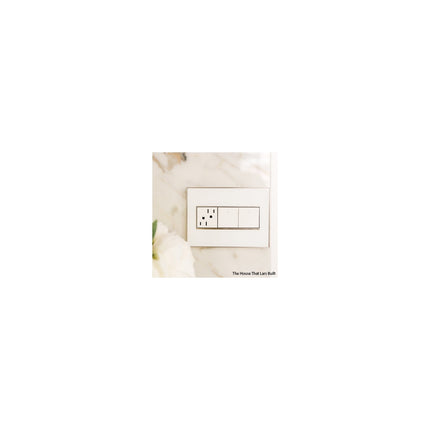 adorne® 15A Dual Tamper-Resistant Outlet, White