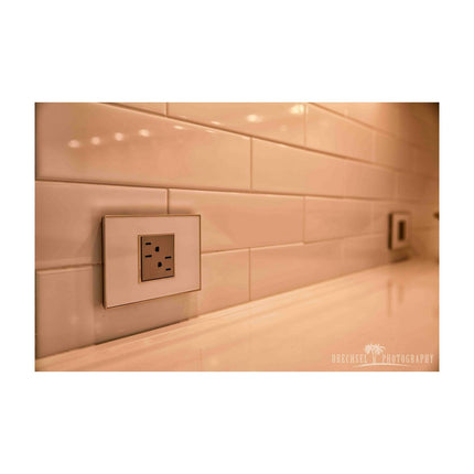 adorne® 15A Dual Tamper-Resistant Outlet, White