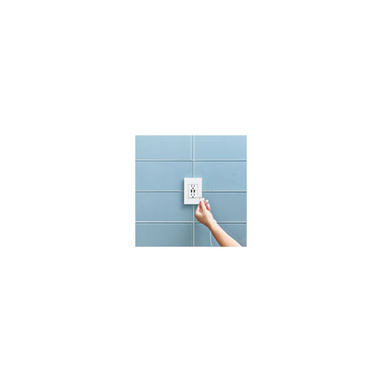 adorne® Dual-USB Outlet , White