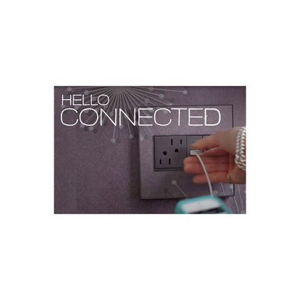 adorne® USB Outlet, Half-Size, Magnesium