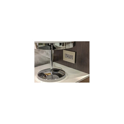 adorne® USB Outlet, Half-Size, Magnesium