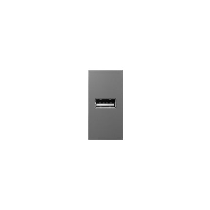 adorne® USB Outlet, Half-Size, Magnesium