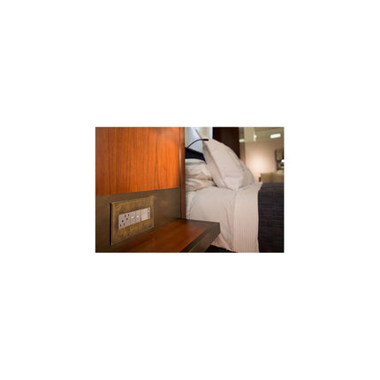 adorne® USB Outlet, Half-Size, Magnesium