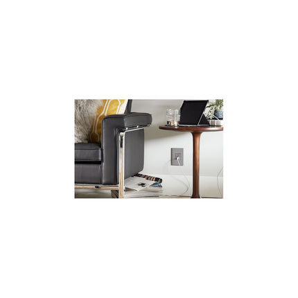 adorne® USB Outlet, Half-Size, Magnesium